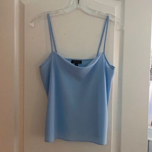 TOP SHOP light blue scoop neck cami